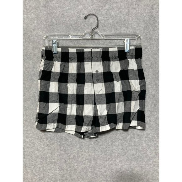 Wondershop Pajama 3pc Set Small Buffalo Check Shorts Red Sweatshirt Matching Bag - Picture 8 of 12